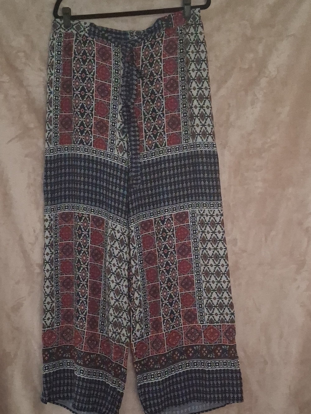 new directions Multicolor Printed Wide-Leg Palazzo Pants
